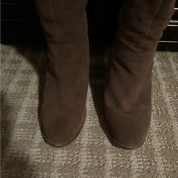 Sbicca suede OTK boots size 9 taupe - Picture 5 of 10